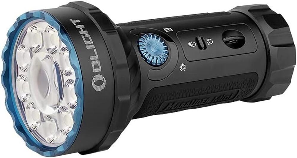 Olight Marauder 7000 Lumen Rechargeable LED Flashlight RGB Black New Free Ship